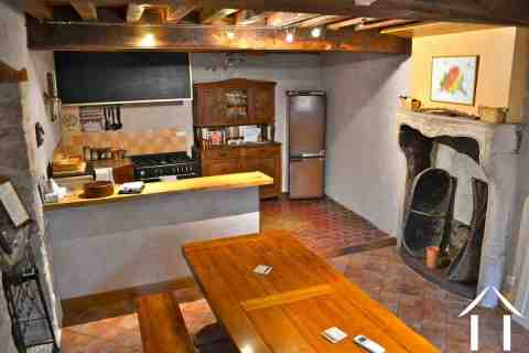 In the center of Meursault, renovated house with courtyard