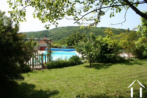 swimming pool from gite