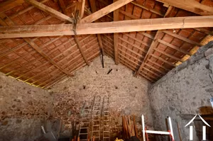good roof structure in barn