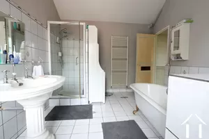Bathroom with shower & toilet
