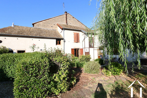 House with enclosed garden in a medieval village